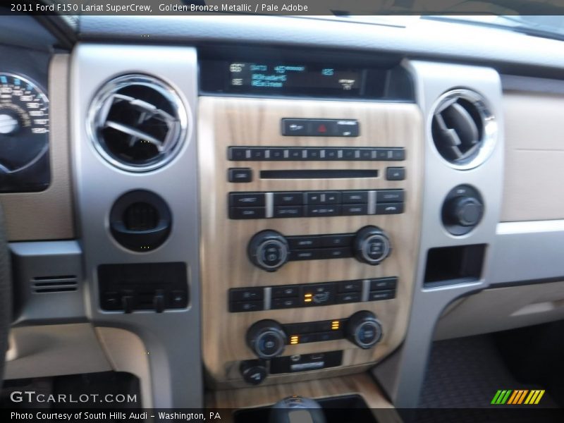 Golden Bronze Metallic / Pale Adobe 2011 Ford F150 Lariat SuperCrew