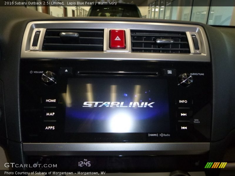 Lapis Blue Pearl / Warm Ivory 2016 Subaru Outback 2.5i Limited