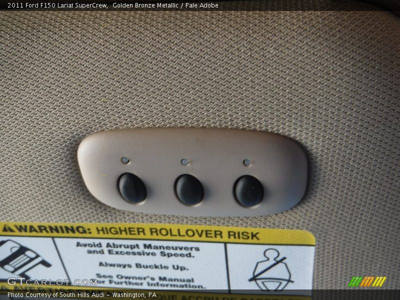 Golden Bronze Metallic / Pale Adobe 2011 Ford F150 Lariat SuperCrew