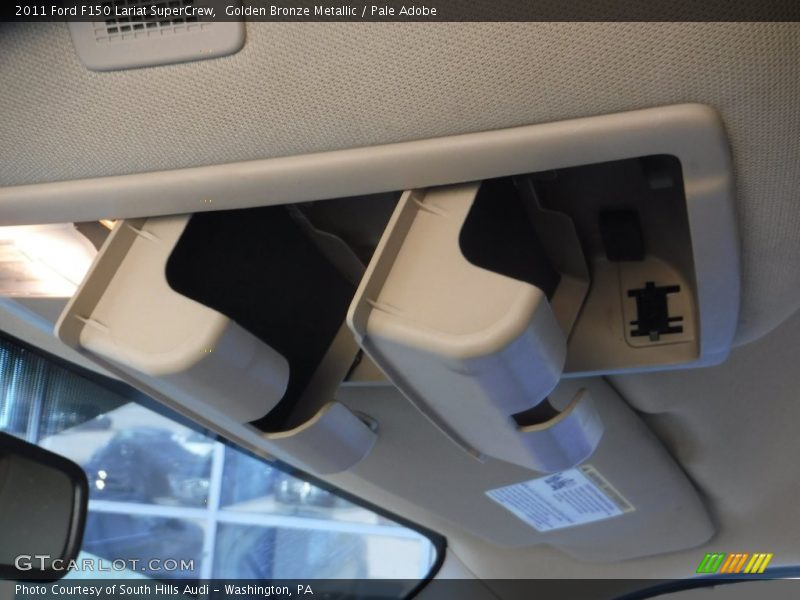 Golden Bronze Metallic / Pale Adobe 2011 Ford F150 Lariat SuperCrew