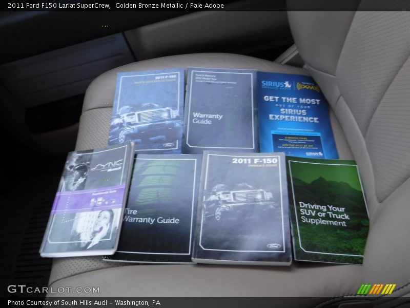Golden Bronze Metallic / Pale Adobe 2011 Ford F150 Lariat SuperCrew
