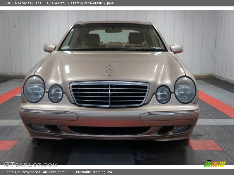 Desert Silver Metallic / Java 2002 Mercedes-Benz E 320 Sedan