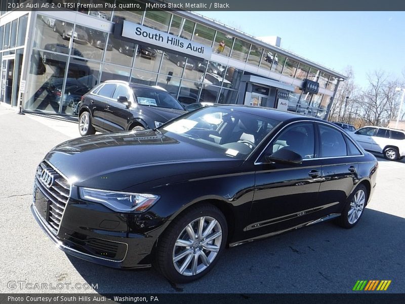 Mythos Black Metallic / Black 2016 Audi A6 2.0 TFSI Premium Plus quattro