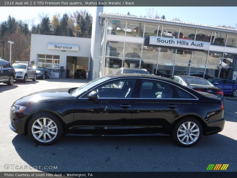 Mythos Black Metallic / Black 2016 Audi A6 2.0 TFSI Premium Plus quattro