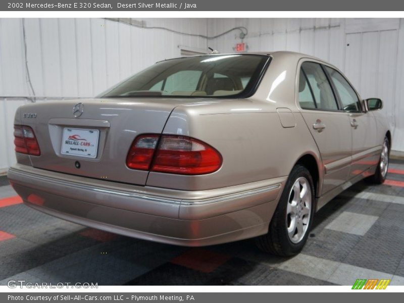 Desert Silver Metallic / Java 2002 Mercedes-Benz E 320 Sedan