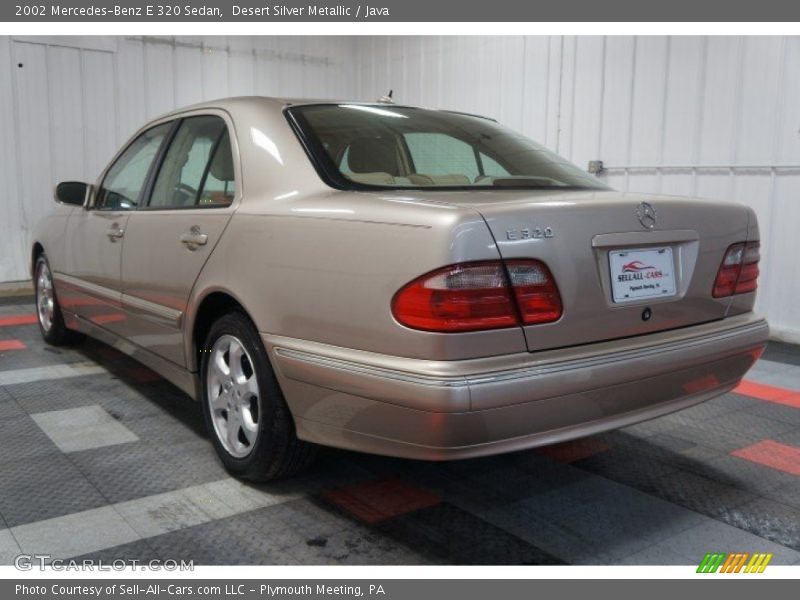 Desert Silver Metallic / Java 2002 Mercedes-Benz E 320 Sedan