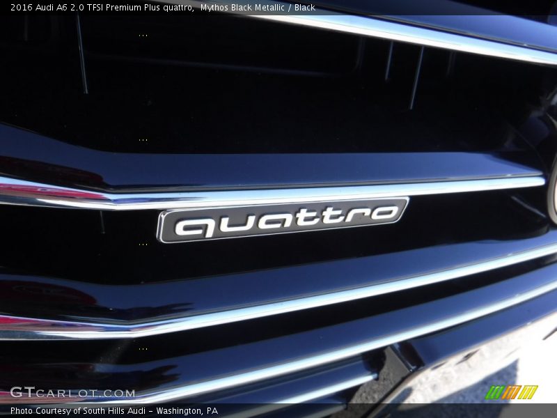 Mythos Black Metallic / Black 2016 Audi A6 2.0 TFSI Premium Plus quattro