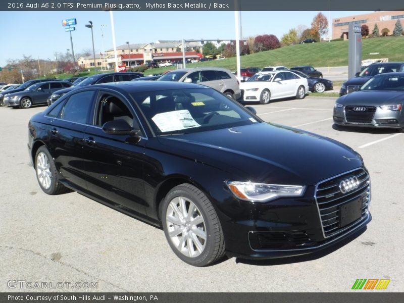 Mythos Black Metallic / Black 2016 Audi A6 2.0 TFSI Premium Plus quattro
