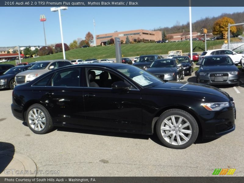 Mythos Black Metallic / Black 2016 Audi A6 2.0 TFSI Premium Plus quattro