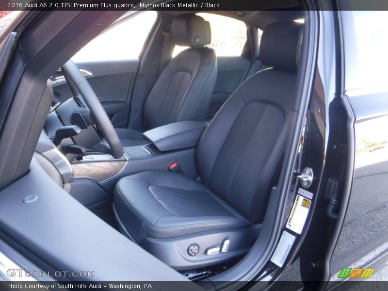 Mythos Black Metallic / Black 2016 Audi A6 2.0 TFSI Premium Plus quattro