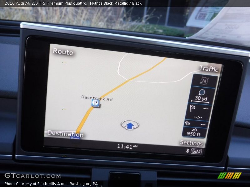 Mythos Black Metallic / Black 2016 Audi A6 2.0 TFSI Premium Plus quattro
