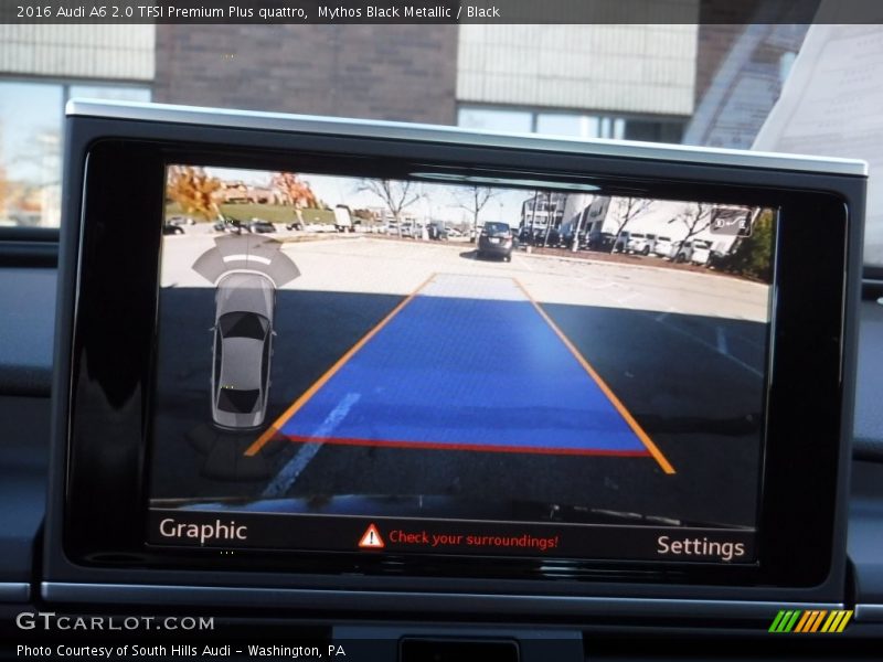 Mythos Black Metallic / Black 2016 Audi A6 2.0 TFSI Premium Plus quattro