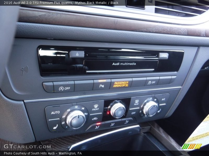 Mythos Black Metallic / Black 2016 Audi A6 2.0 TFSI Premium Plus quattro