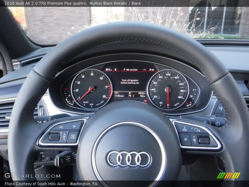 Mythos Black Metallic / Black 2016 Audi A6 2.0 TFSI Premium Plus quattro