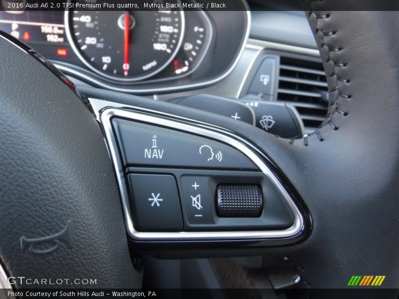 Mythos Black Metallic / Black 2016 Audi A6 2.0 TFSI Premium Plus quattro