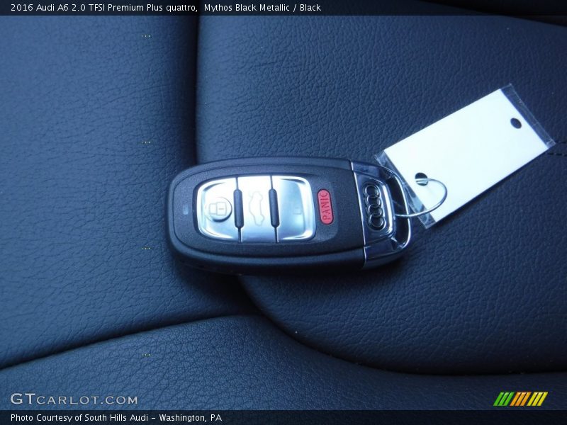 Mythos Black Metallic / Black 2016 Audi A6 2.0 TFSI Premium Plus quattro