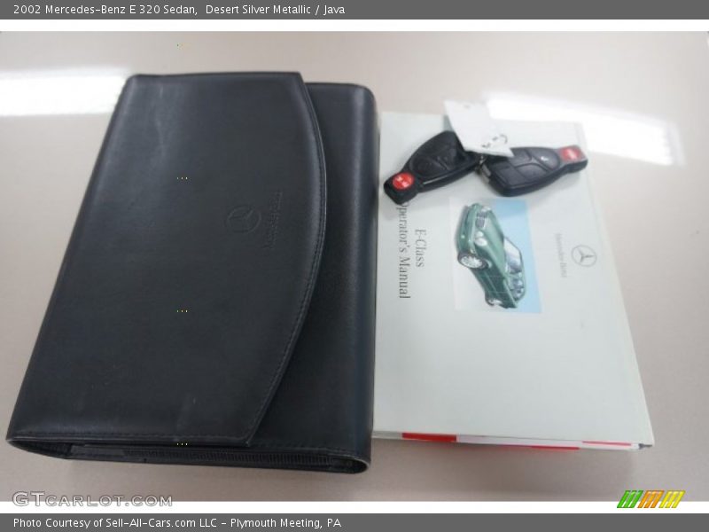 Desert Silver Metallic / Java 2002 Mercedes-Benz E 320 Sedan