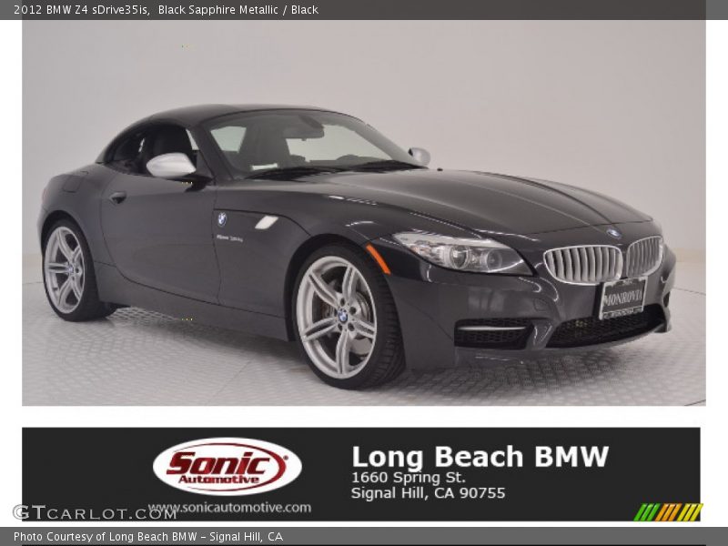Black Sapphire Metallic / Black 2012 BMW Z4 sDrive35is