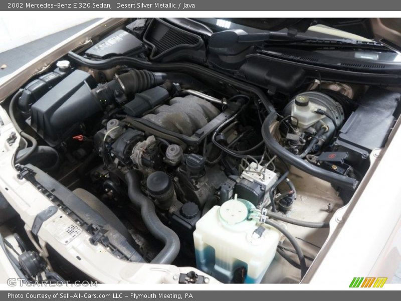 Desert Silver Metallic / Java 2002 Mercedes-Benz E 320 Sedan