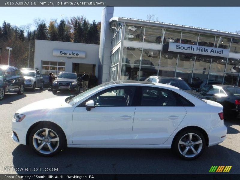 Ibis White / Chestnut Brown 2016 Audi A3 1.8 Premium