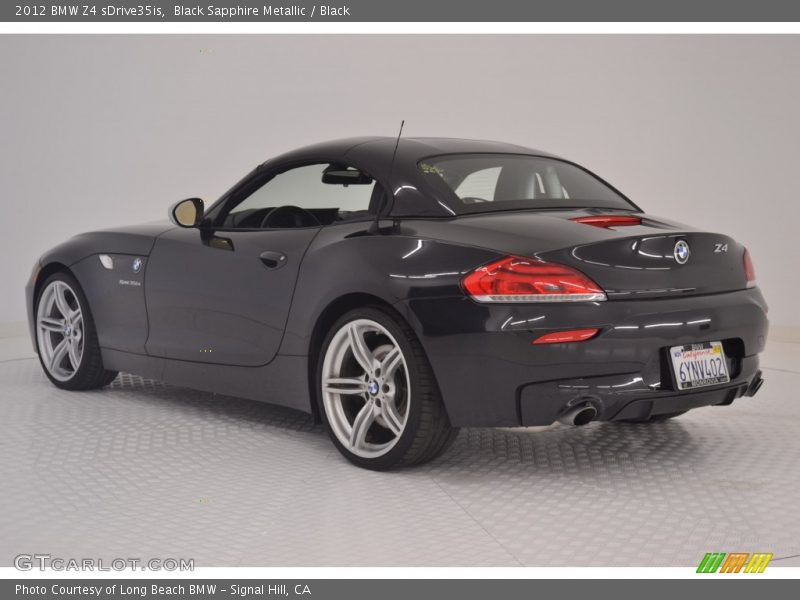 Black Sapphire Metallic / Black 2012 BMW Z4 sDrive35is