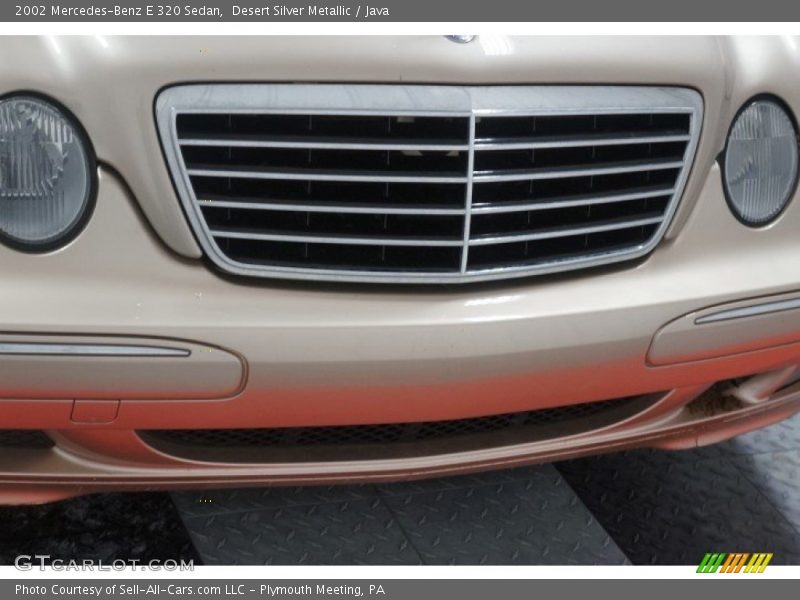 Desert Silver Metallic / Java 2002 Mercedes-Benz E 320 Sedan
