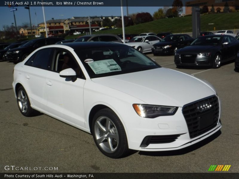 Ibis White / Chestnut Brown 2016 Audi A3 1.8 Premium