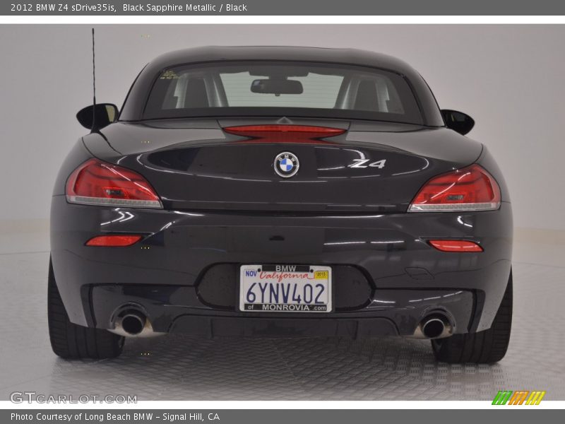 Black Sapphire Metallic / Black 2012 BMW Z4 sDrive35is