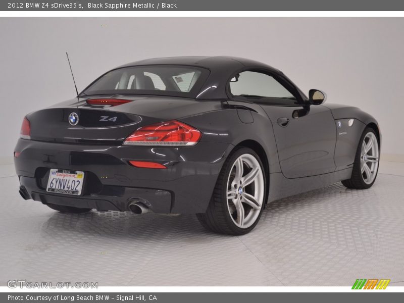 Black Sapphire Metallic / Black 2012 BMW Z4 sDrive35is