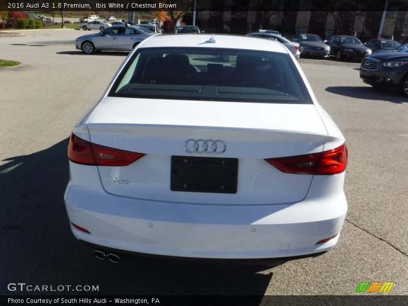 Ibis White / Chestnut Brown 2016 Audi A3 1.8 Premium