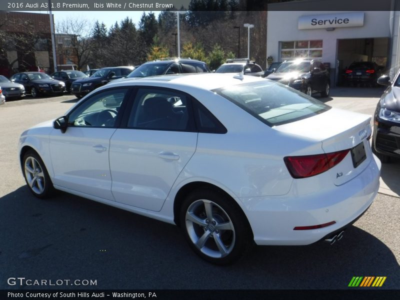 Ibis White / Chestnut Brown 2016 Audi A3 1.8 Premium