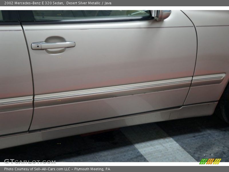 Desert Silver Metallic / Java 2002 Mercedes-Benz E 320 Sedan