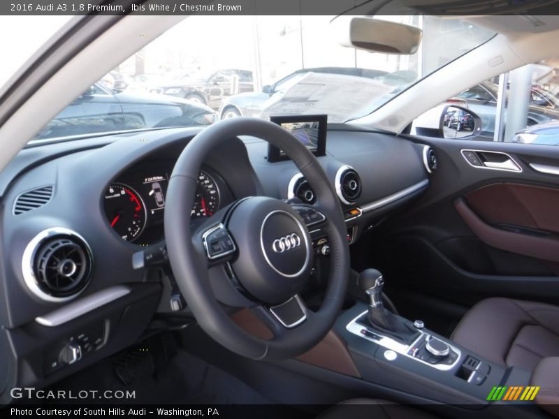 Ibis White / Chestnut Brown 2016 Audi A3 1.8 Premium