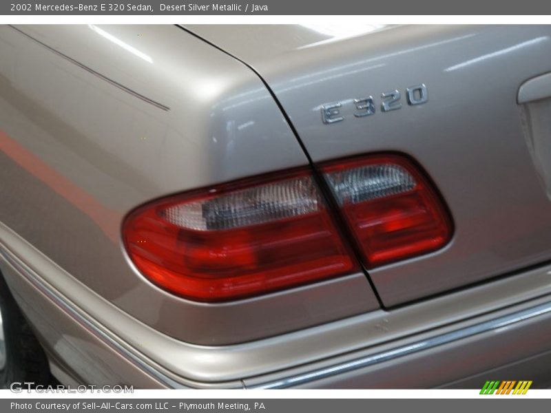 Desert Silver Metallic / Java 2002 Mercedes-Benz E 320 Sedan
