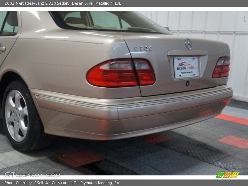 Desert Silver Metallic / Java 2002 Mercedes-Benz E 320 Sedan