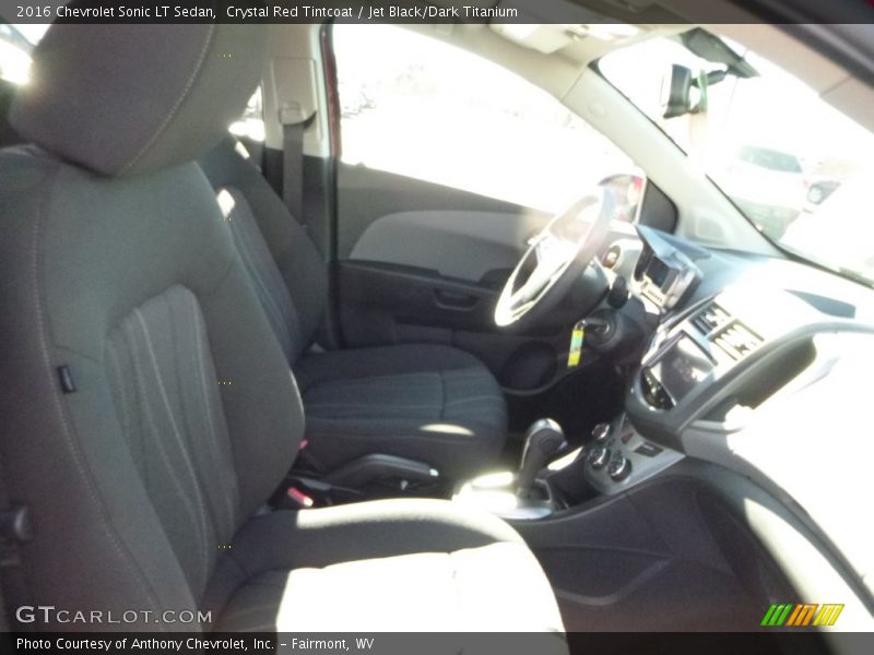 Crystal Red Tintcoat / Jet Black/Dark Titanium 2016 Chevrolet Sonic LT Sedan