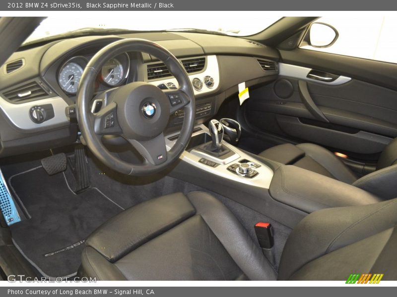 Black Sapphire Metallic / Black 2012 BMW Z4 sDrive35is