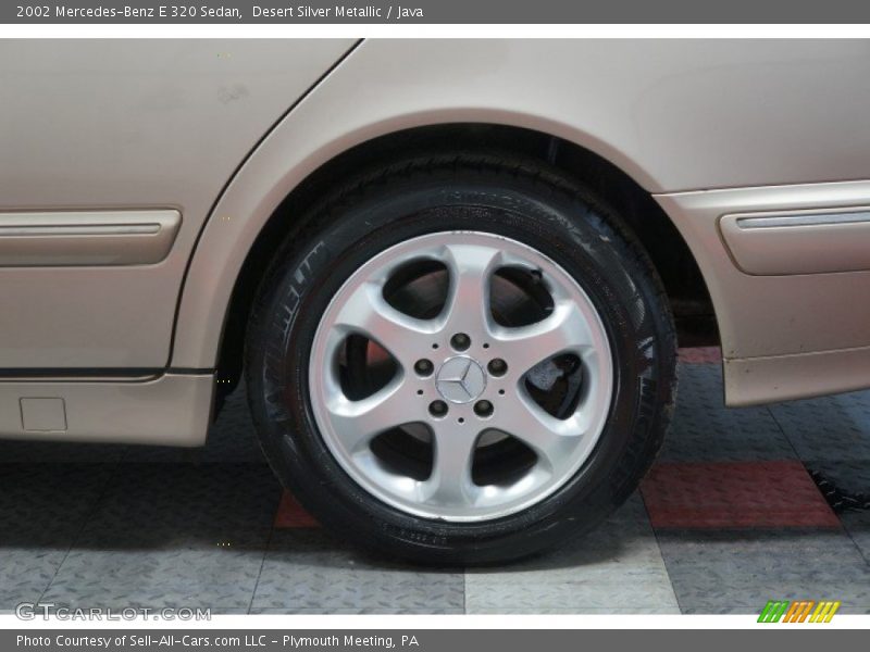 Desert Silver Metallic / Java 2002 Mercedes-Benz E 320 Sedan