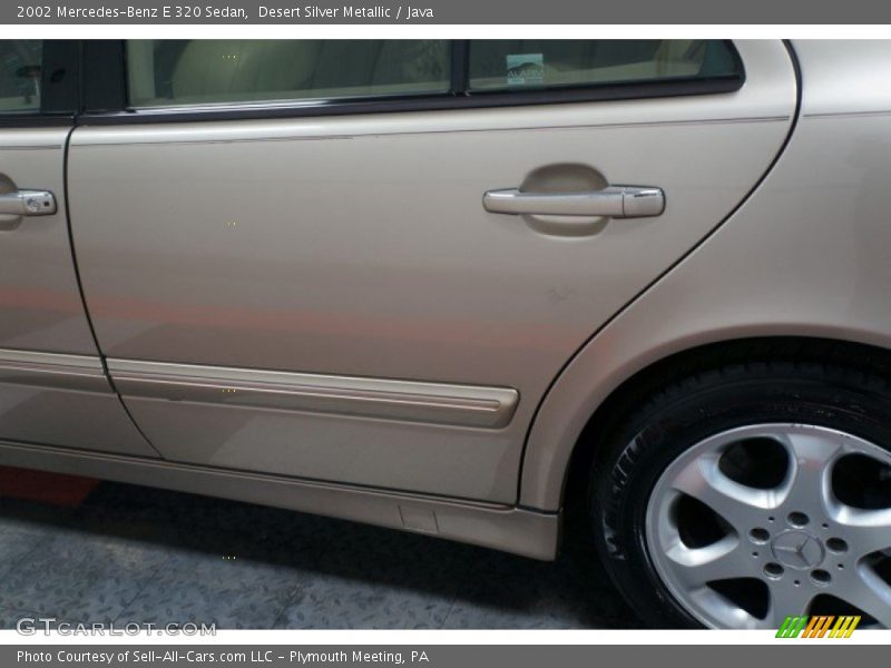 Desert Silver Metallic / Java 2002 Mercedes-Benz E 320 Sedan