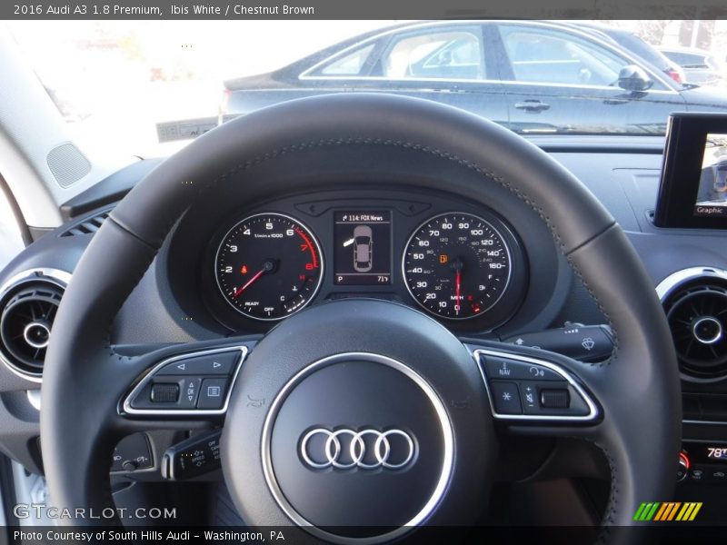 Ibis White / Chestnut Brown 2016 Audi A3 1.8 Premium