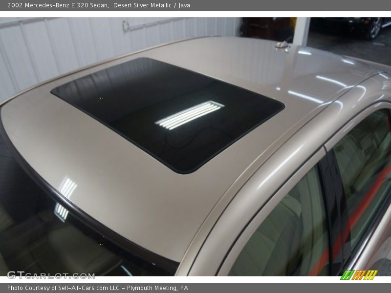 Desert Silver Metallic / Java 2002 Mercedes-Benz E 320 Sedan