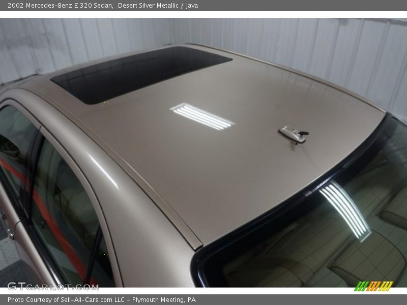 Desert Silver Metallic / Java 2002 Mercedes-Benz E 320 Sedan