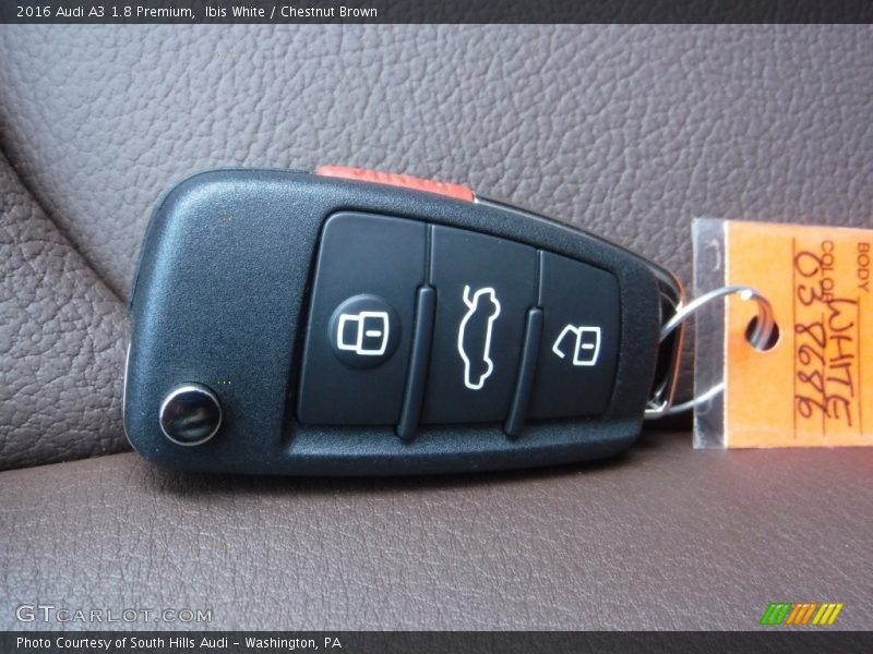 Ibis White / Chestnut Brown 2016 Audi A3 1.8 Premium