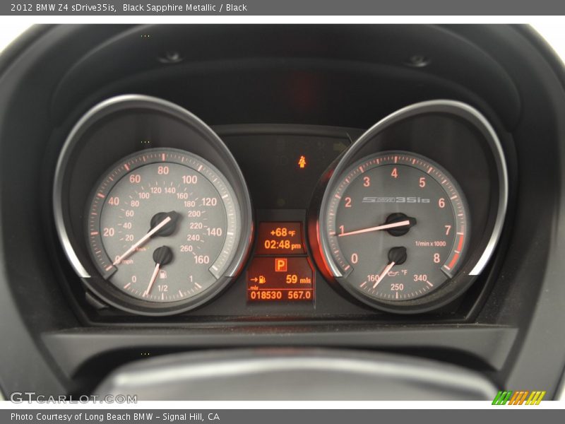 Black Sapphire Metallic / Black 2012 BMW Z4 sDrive35is