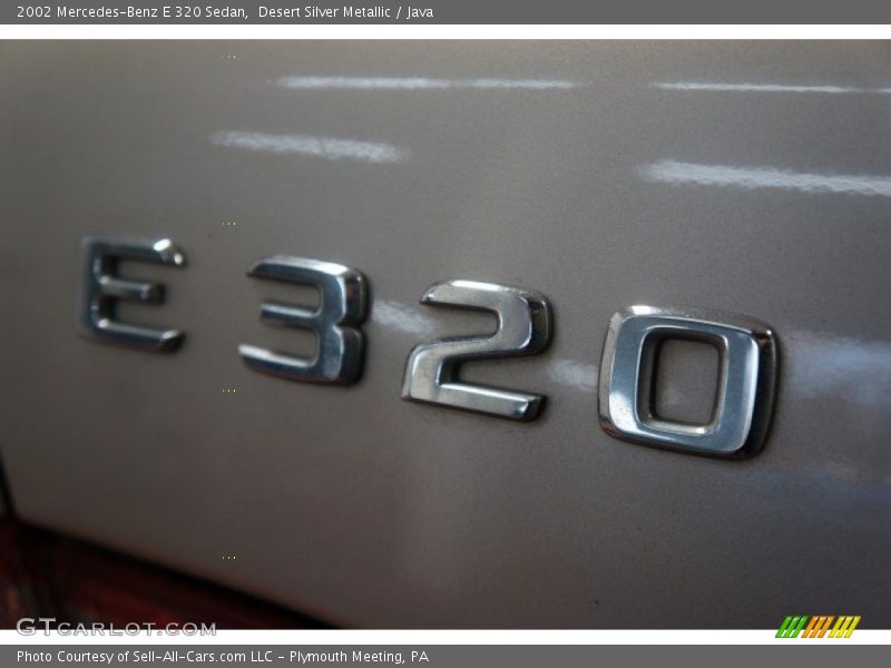 Desert Silver Metallic / Java 2002 Mercedes-Benz E 320 Sedan