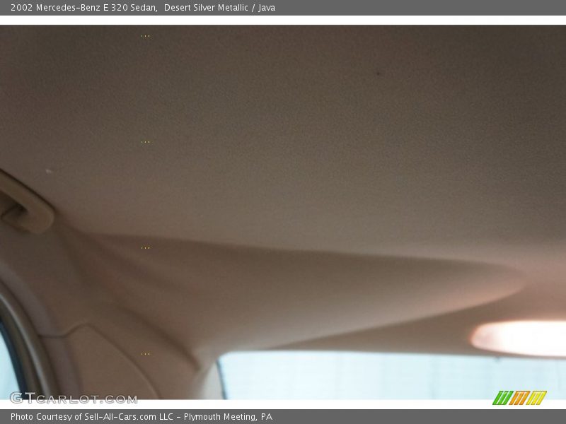 Desert Silver Metallic / Java 2002 Mercedes-Benz E 320 Sedan