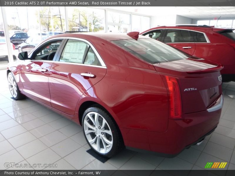  2016 ATS 2.0T Performance AWD Sedan Red Obsession Tintcoat