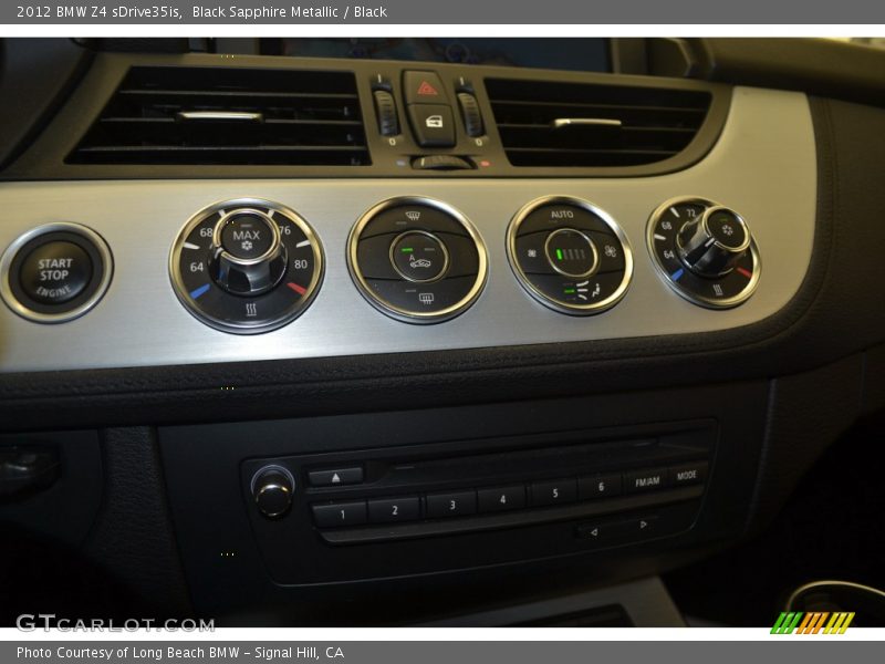 Black Sapphire Metallic / Black 2012 BMW Z4 sDrive35is