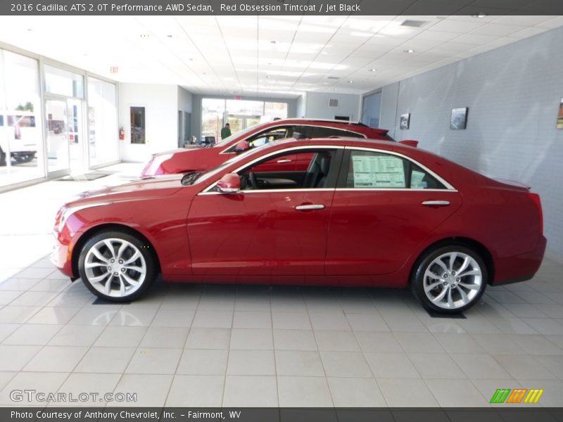  2016 ATS 2.0T Performance AWD Sedan Red Obsession Tintcoat