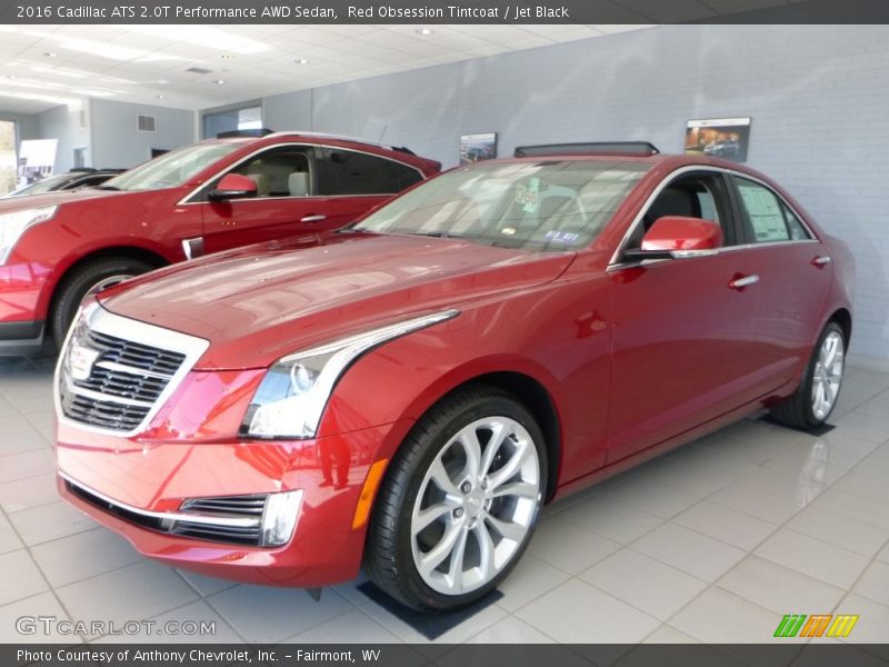 Front 3/4 View of 2016 ATS 2.0T Performance AWD Sedan